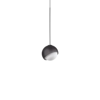 Pendul IdealLux BLOOM metal, sticla, negru, alb, G9 - 366630