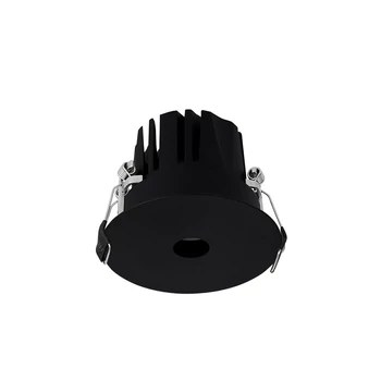 Spot incastrabil IdealLux INFINITY metal, negru, LED, 12W, 3000K, 1000Lm - 368740