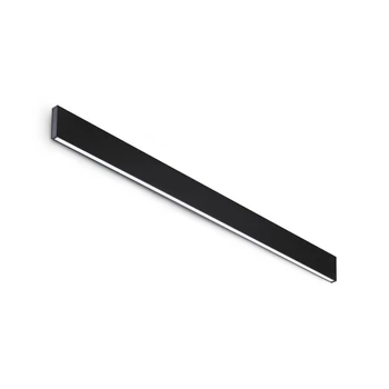 Aplica de perete IdealLux STEEL metal, acril, negru, LED, 29W, 4000K, 3800Lm - 368894