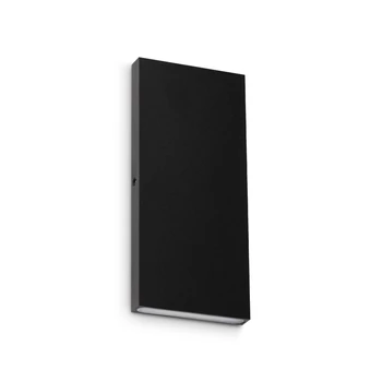 Aplica de perete exterioara IdealLux POST-IT metal, plastic, negru, LED, 6W, 3000K, 620Lm, IP65 - 369419