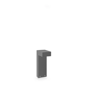 Lampadar exterior IdealLux SIRIO metal, sticla, antracit, GX53, IP65 - 369860