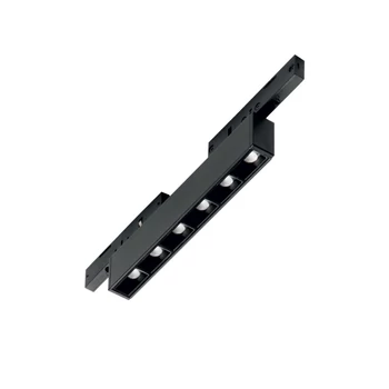 Sursa de lumina pentru sina magnetica IdealLux DEVA metal, negru, LED, 5W, 4000K, 470Lm - 369907