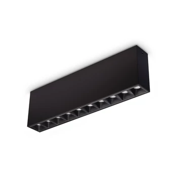 Plafoniera IdealLux LIKA metal, negru, LED, 21W, 3000K, 2450Lm - 369945