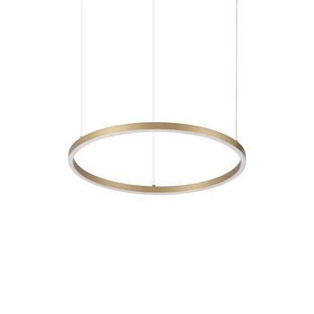 Pendul IdealLux ORACLE metal, acril, alama, LED, 29W, 3000K, 3250Lm - 370408