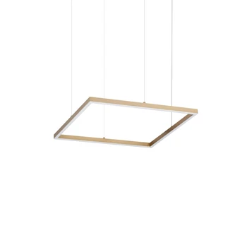 Pendul IdealLux ORACLE metal, acril, alama, LED, 33W, 3000K, 3050Lm - 370415