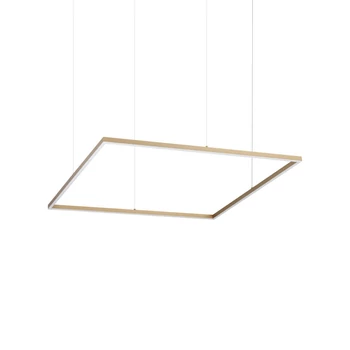 Pendul IdealLux ORACLE metal, acril, alama, LED, 53W, 3000K, 5200Lm - 370538