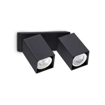 Aplica de perete IdealLux DYNAMITE metal, negru, GU10 - 371238