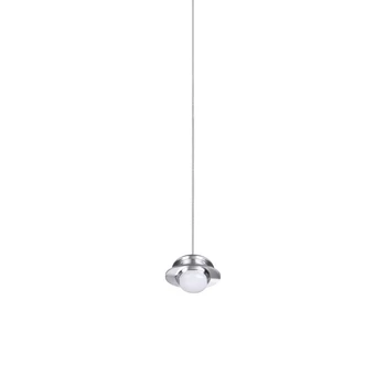 Pendul IdealLux MAPA metal, sticla, crom, alb, LED, 1,5W, 3000K, 120Lm - 372693