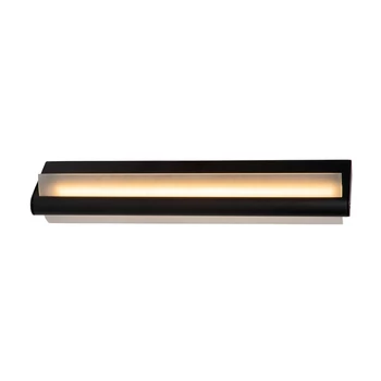 Aplica de perete pentru baie Lucide WANDA metal,sticla,acril,negru,opal,LED,3000K,15W,700Lm,IP44 - 04212/12/30