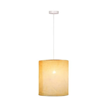Pendul Lucide TISSAJA metal, textil, alb, E27, 40W - 06428/01/31