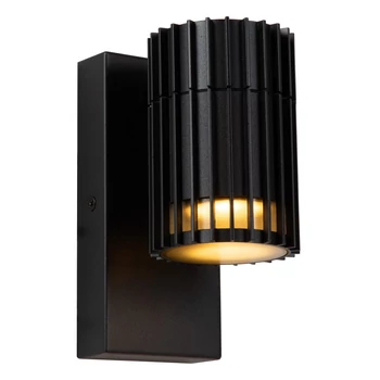 Aplica de perete exterioara Lucide TIMBALA metal, negru, GU10, 7W, IP44 - 11840/01/30