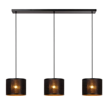 Pendul Lucide TAGALOG metal, bambus, negru, E27, 40W - 21429/03/30