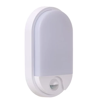 Aplica de perete exterioara Lucide HUPS plastic,alb,opal,LED,3000K,10W,950Lm,IP54 - 22864/10/31