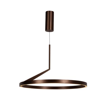 Pendul Lucide APPLAUSE metal, maro, LED, 32W, 1060lm, 2700K-4000K - 23400/60/96