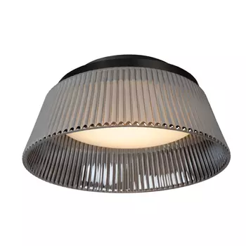 Plafoniera Lucide VIXI metal, sticla, negru, fumuriu, LED, 2900K, 17,6W, 1250lm - 25115/35/65