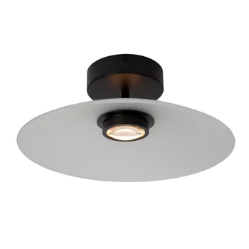 Plafoniera Lucide MENGA metal,sticla,negru,opal,LED,2700K,11W,360Lm - 25117/10/61