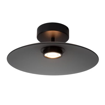 Plafoniera Lucide MENGA metal,sticla,negru,gri,LED,2700K,11W,360Lm - 25117/10/65