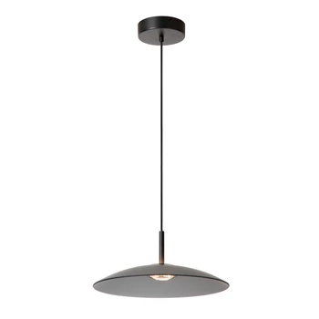 Pendul Lucide MENGA metal,sticla,negru,gri,LED,2700K,11W,360Lm - 25417/10/65