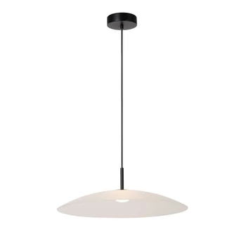 Pendul Lucide MENGA metal,sticla,negru,opal,LED,2700K,18,6W,500Lm - 25417/12/61