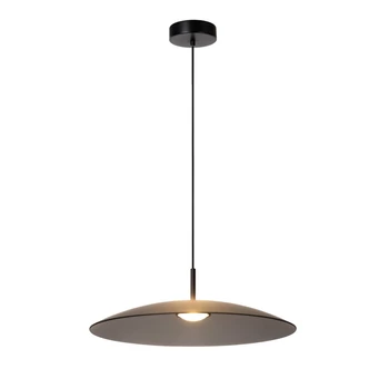 Pendul Lucide MENGA metal,sticla,negru,gri,LED,2700K,18,6W,500Lm - 25417/12/65