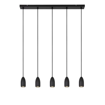 Pendul Lucide EVORA metal, negru, GU10 - 45406/05/30