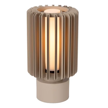 Veioza Lucide LAMBRES metal, bej, E27, 40W - 45510/01/41