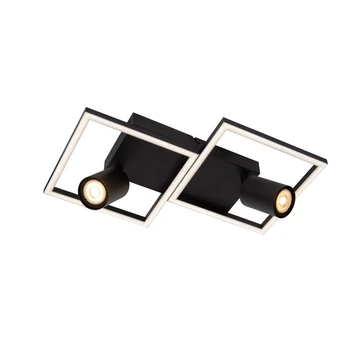 Plafoniera Lucide ARIANNE metal, negru, LED+GU10, 23W+50W, 850lm - 53102/24/30
