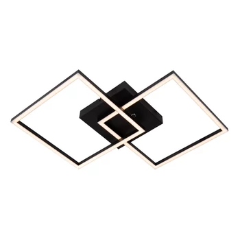 Plafoniera Lucide ARIANNE metal, negru, LED, 23W, 950lm, 2700K-4000K - 53103/22/30