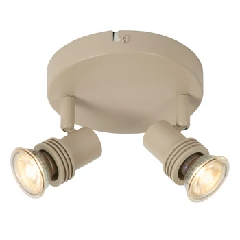 Spot Lucide KIANTI metal, bej, GU10, 50W - 53901/12/41