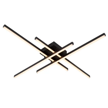 Plafoniera Lucide NOVAK metal, negru, LED, 42W, 1500lm, 2700K-4000K - 78100/42/30