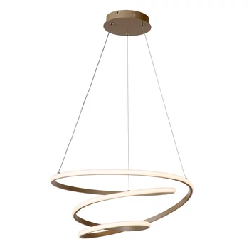 Pendul Lucide ESPIRAL metal, maro, LED, 40W, 2500lm, 2700K-4000K - 78403/40/41