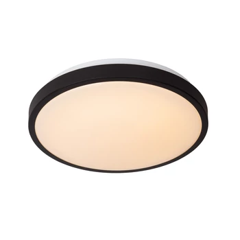 Plafoniera pentru baie Lucide DASHER metal, acril, negru, alb, LED, 2700K, 18W, 1150lm, IP44 - 79110/35/30