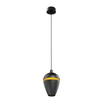 Pendul Maxlight COMETSHINE metal, negru, auriu, LED, 3000K, 3W+5W, 480lm - P0471