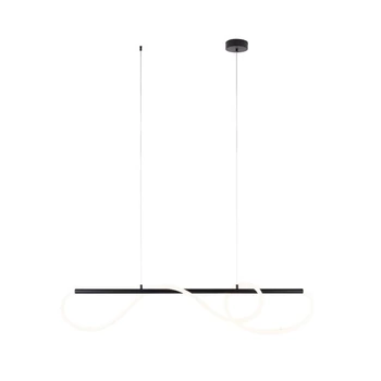 Pendul Maxlight LAGUNA metal, plastic, negru, alb, LED, 3000K, 30W, 2658lm - P0512