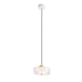 Pendul Maxlight LIPARI metal, acril, auriu, transparent, LED, 6W, 524lm, 3000K - P0542