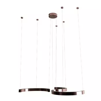 Pendul Maxlight LOTUS metal, acril, bronz, alb, LED-TRIAC, 3000K, 40W, 4000lm - P0571D