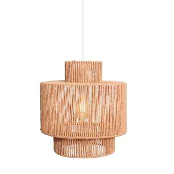 Pendul Maxlight LABRIZ hartie, maro, E27 - P0586