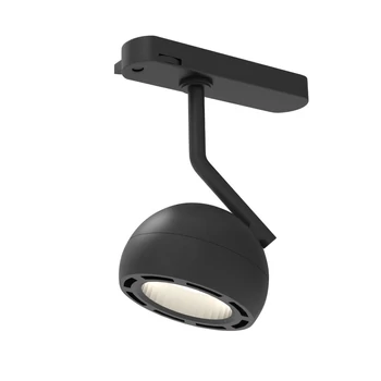 Sursa de lumina pentru sistem cu sina trifazata Maxlight HOSHI metal, negru, LED, 3000K, 15W, 1275lm, IP32 - S0020