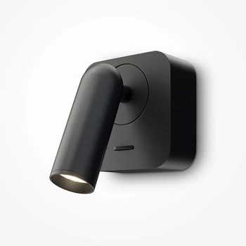 Aplica de perete Maytoni MIRAX metal negru 1x LED - C039WL-L3B3K
