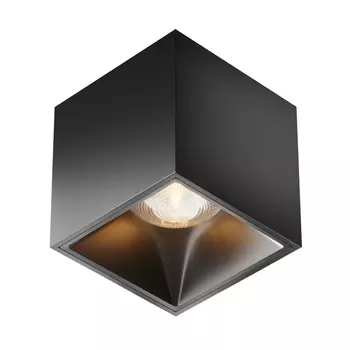 Plafoniera Maytoni Alfa LED metal, negru, LED, 3000K, 12W, 840lm - C065CL-L12B3K