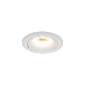 Spot incastrabil Maytoni Yin metal, negru, LED, 3000K, 12W, 870lm - DL031-L12W3K-D-W