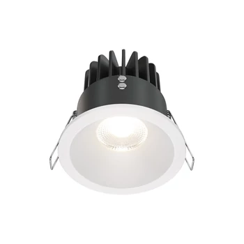 Spot incastrabil Maytoni ZOOM metal, alb, LED, 3000K, 12W, 910lm - DL034-L12W3K-D-W