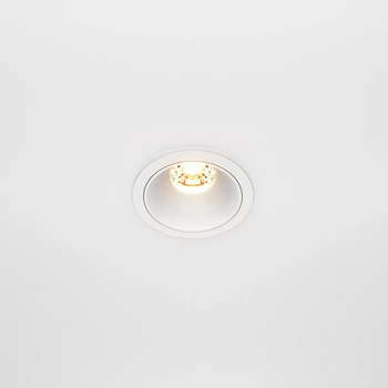 Spot incastrabil Maytoni ALFA metal, alb, LED, 10W, 2700K, 500Lm - DL043-01-10W2.7K-RD-W-DE