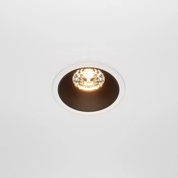 Spot incastrabil Maytoni ALFA metal, alb, negru, LED, 15W, 2700K, 750Lm - DL043-01-15W2.7K-RD-WB-DE