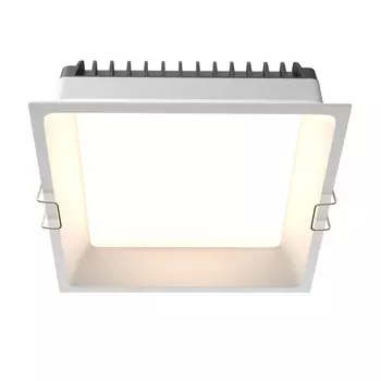 Spot incastrabil pentru baie Maytoni OKNO metal, plastic, alb, LED, 3000K-6000K, 24W, 1730lm, IP44 - DL056-24W3-4-6K-W