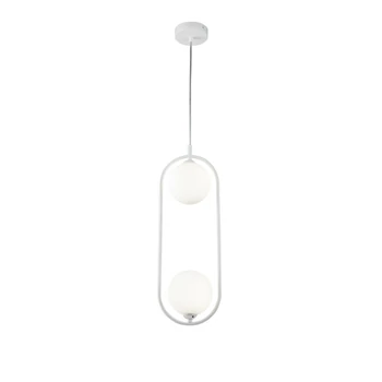 Pendul Maytoni RING sticla alb 2x G9 - MOD013PL-02W