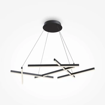 Pendul Maytoni LINE aluminiu negru 1x LED - MOD016PL-L75B
