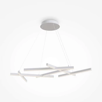 Pendul Maytoni LINE aluminiu alb 1x LED - MOD016PL-L75W