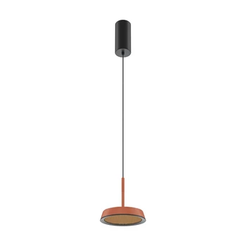 Pendul Maytoni EL metal, portocaliu, negru, LED, 3000K, 12W, 800lm - MOD041PL-L15TR3K