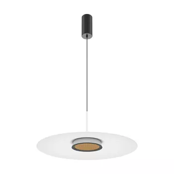 Pendul Maytoni EL metal, alb, negru, LED, 3000K, 12W, 800lm - MOD041PL-L15W3K1